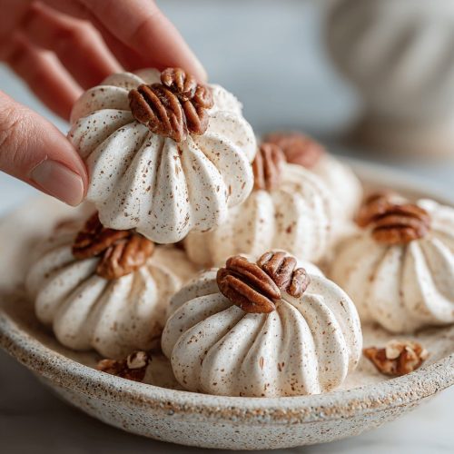 Easy Pecan Meringue Cookies