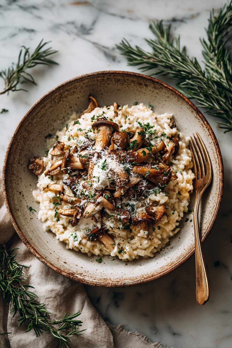 Easy Porcini Mushroom Risotto With Mascarpone Easy Porcini Mushroom Risotto With Mascarpone