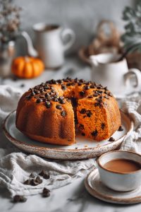 Easy Pumpkin Chocolate Chip Cake