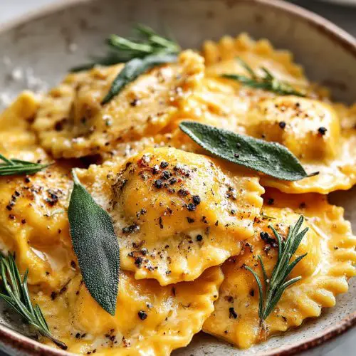 Easy Pumpkin Ravioli Recipe
