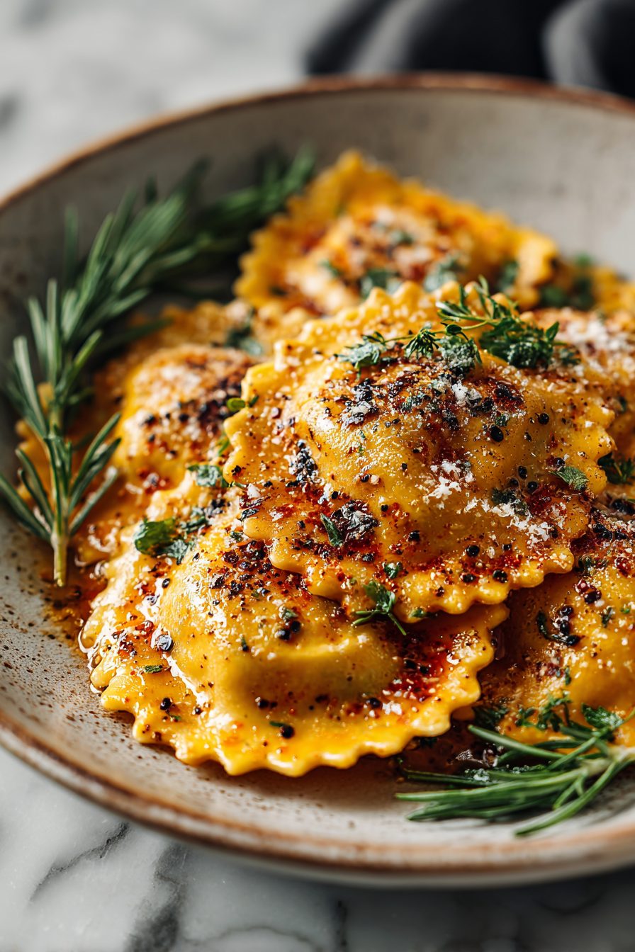 Easy Pumpkin Ravioli Recipe