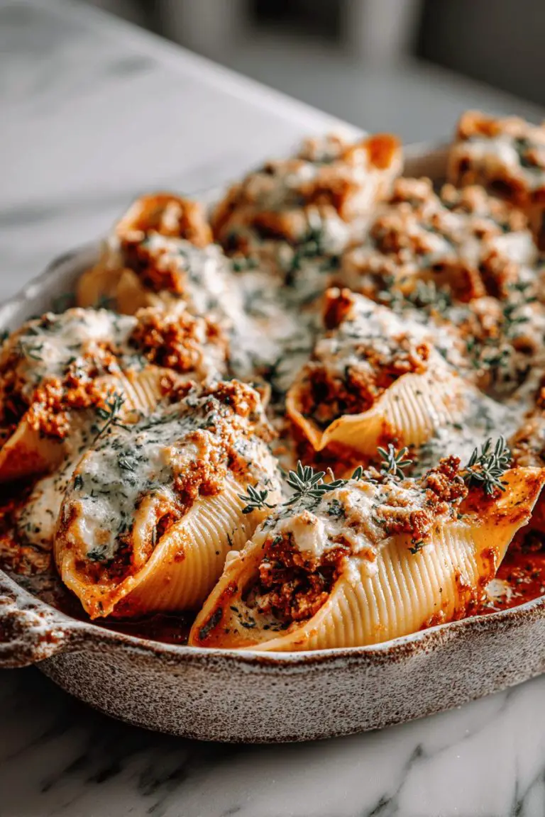 Easy Pumpkin Stuffed Shells