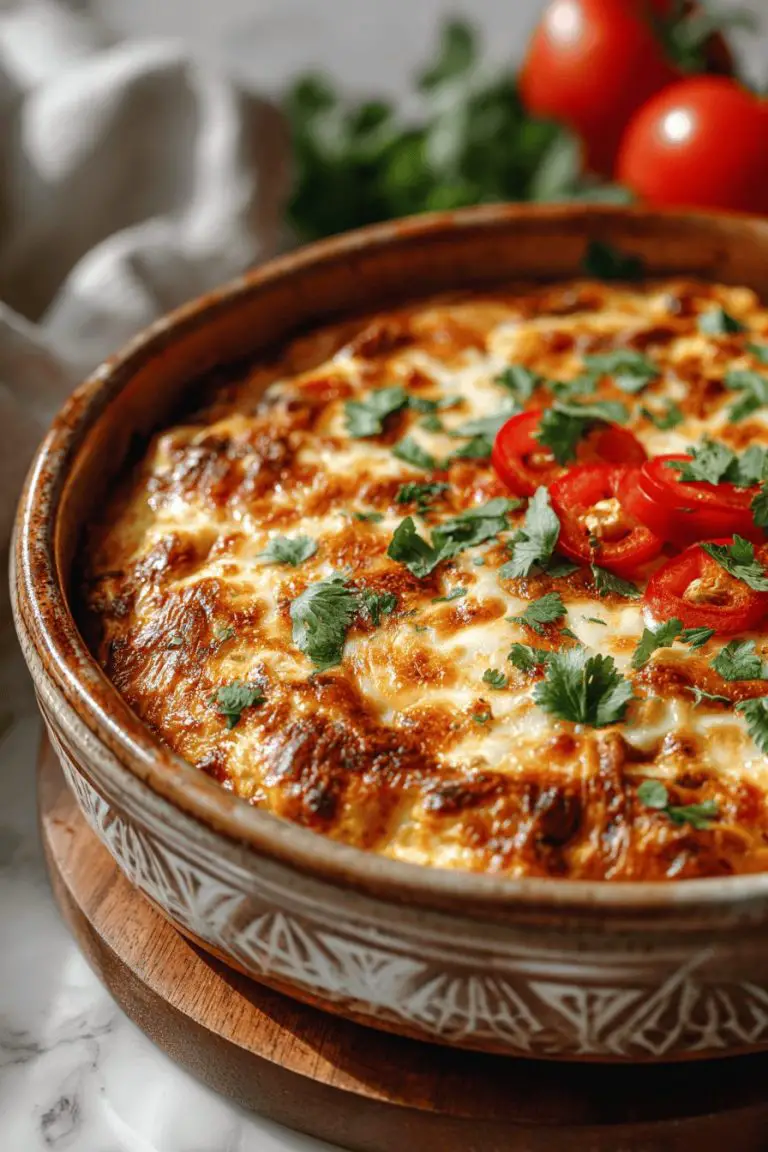 Easy Queso Fajita Casserole
