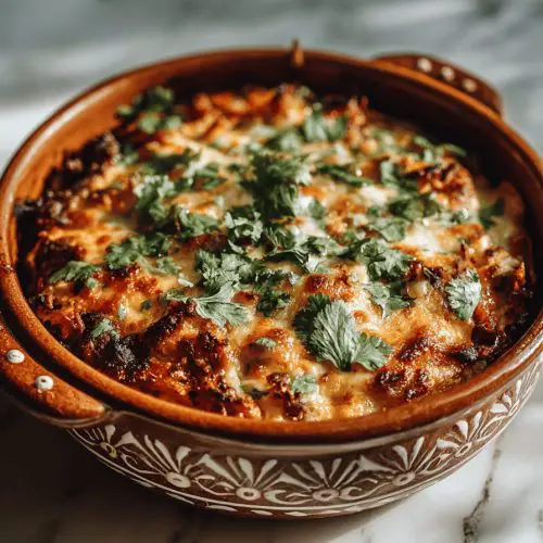 Easy Queso Fajita Casserole