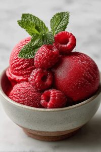 Easy Raspberry Sorbet Recipe
