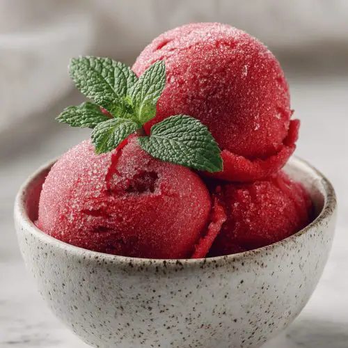 Easy Raspberry Sorbet Recipe