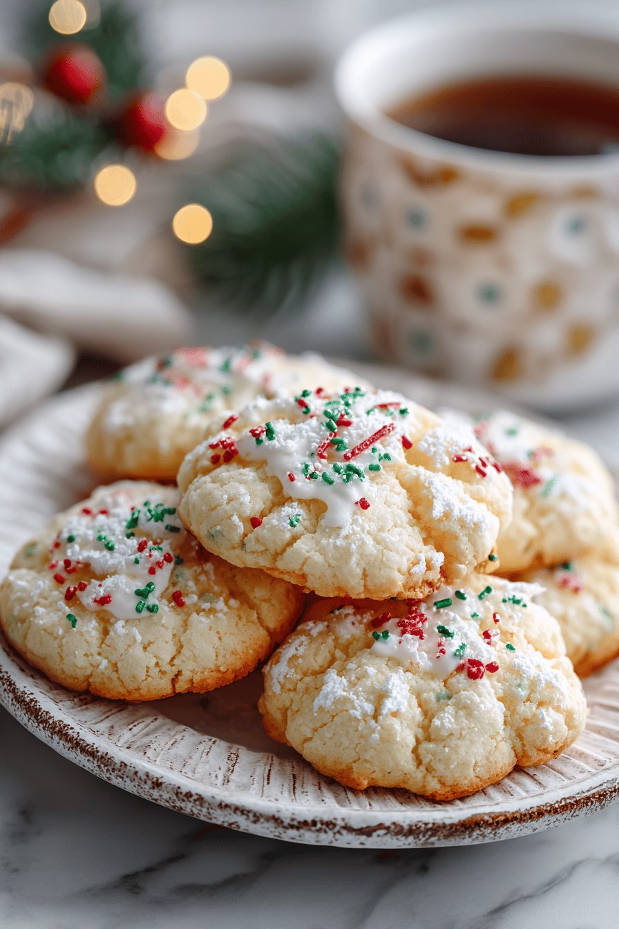 Easy Ricotta Cookies for Christmas