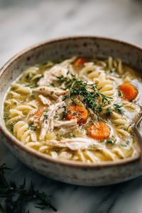 Easy Rotisserie Chicken Noodle Soup