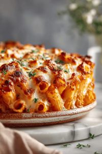 Easy Slow Cooker Baked Ziti