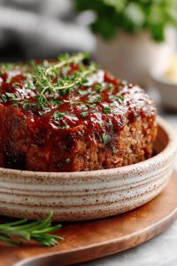 Easy Slow Cooker Meatloaf