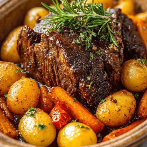 Easy Slow Cooker Pot Roast Recipe