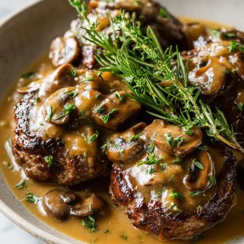 Easy Slow Cooker Salisbury Steak