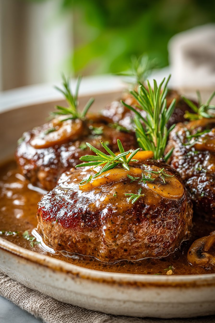 Easy Slow Cooker Salisbury Steak