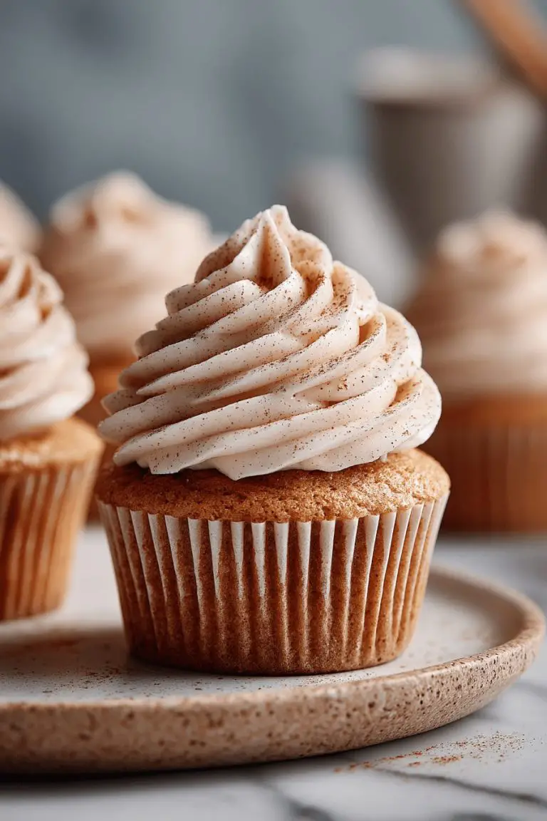 Easy Snickerdoodle Cupcakes
