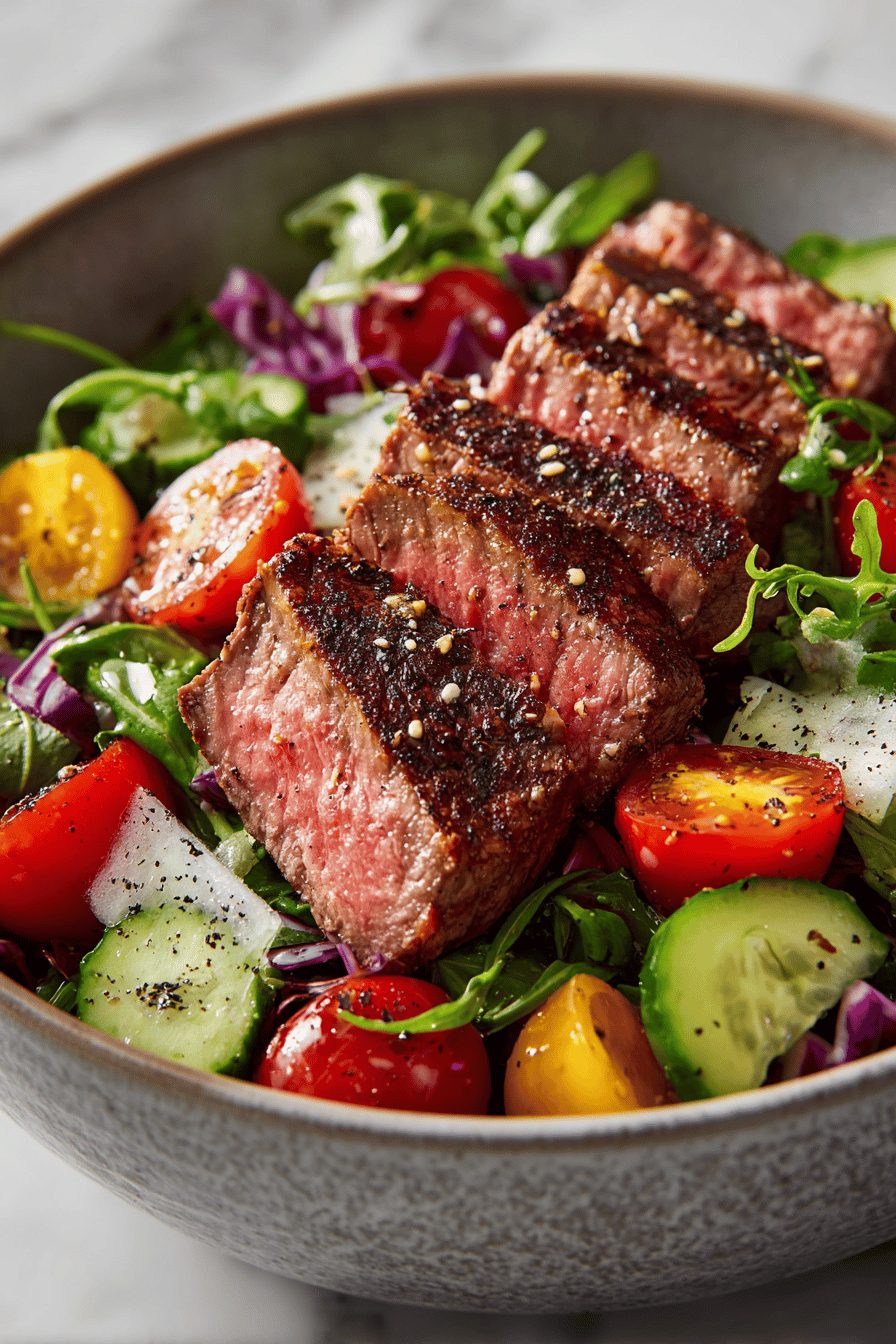 Easy Steak Salad Recipe