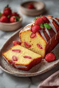 Easy Strawberry Pound Cake Recipe
