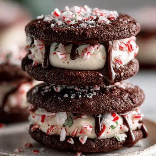 Easy Stuffed Peppermint Cookies