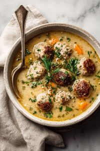 Easy Swedish Meatball Soup Recipe