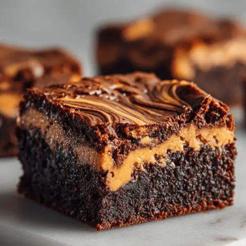 Easy Swirled Pumpkin Brownies