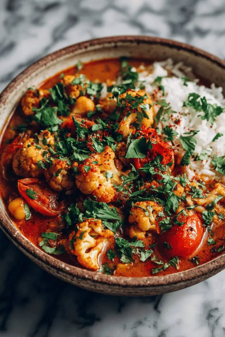 Easy Tomato Cauliflower Curry Recipe