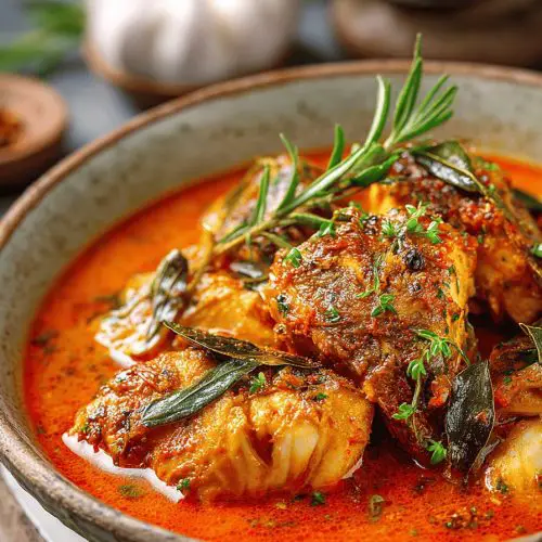 Easy Tomato Garlic Fish Stew