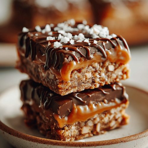 Easy Turtle Oatmeal Bars