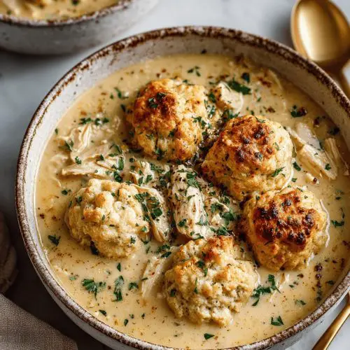 Easy White Chicken Chili with Cornbread