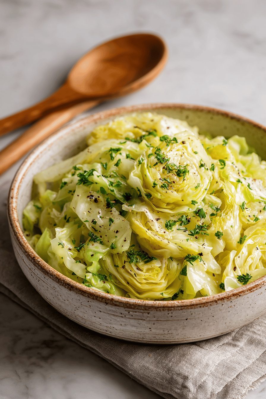 Garlic Butter Melting Cabbage Recipe