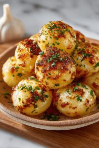 Garlic Potato Pops Recipe