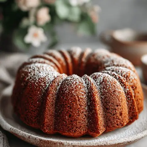 Gingerbread Bundt Cake Recipe