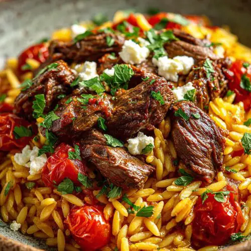 Greek Giouvetsi with Orzo Recipe