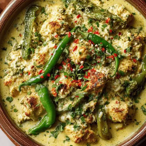 Green Chili Cheese Chicken Delight