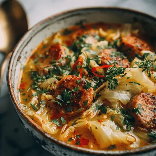 Italian Sausage and Cabbage Stew Recipe