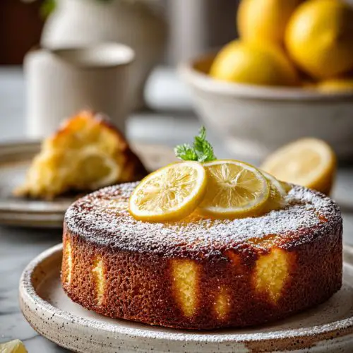 Lemon Almond Flourless Cake Recipe