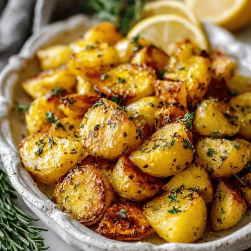 Lemon Butter Roasted Potatoes