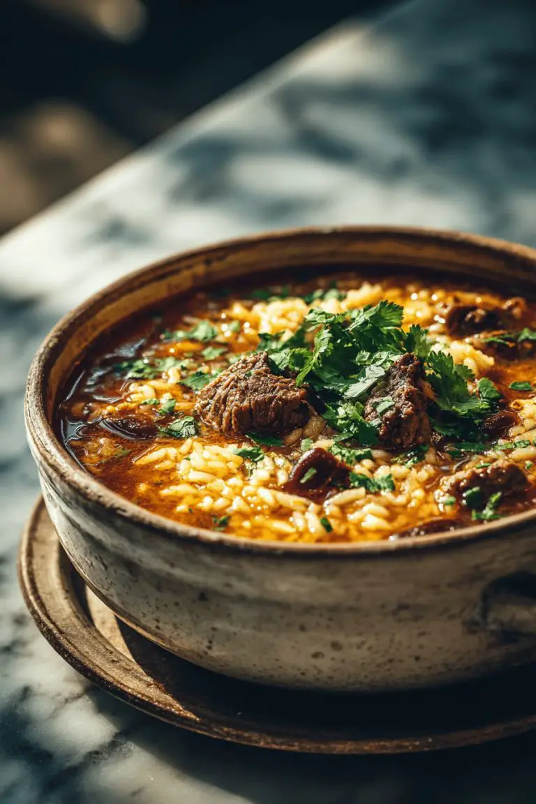 One-Pot Mexican Beef and Rice Soup
