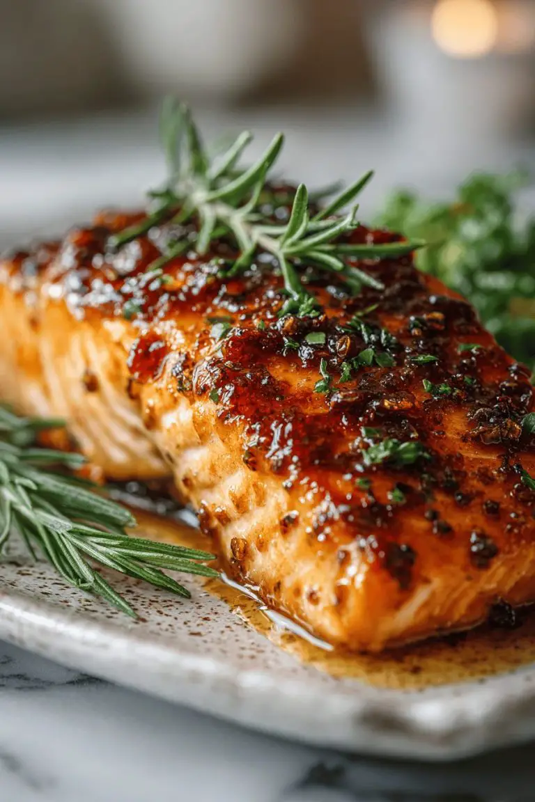 Oven-Baked Honey Mustard Salmon