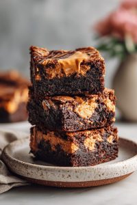 Peanut Butter Brownies Made Easy