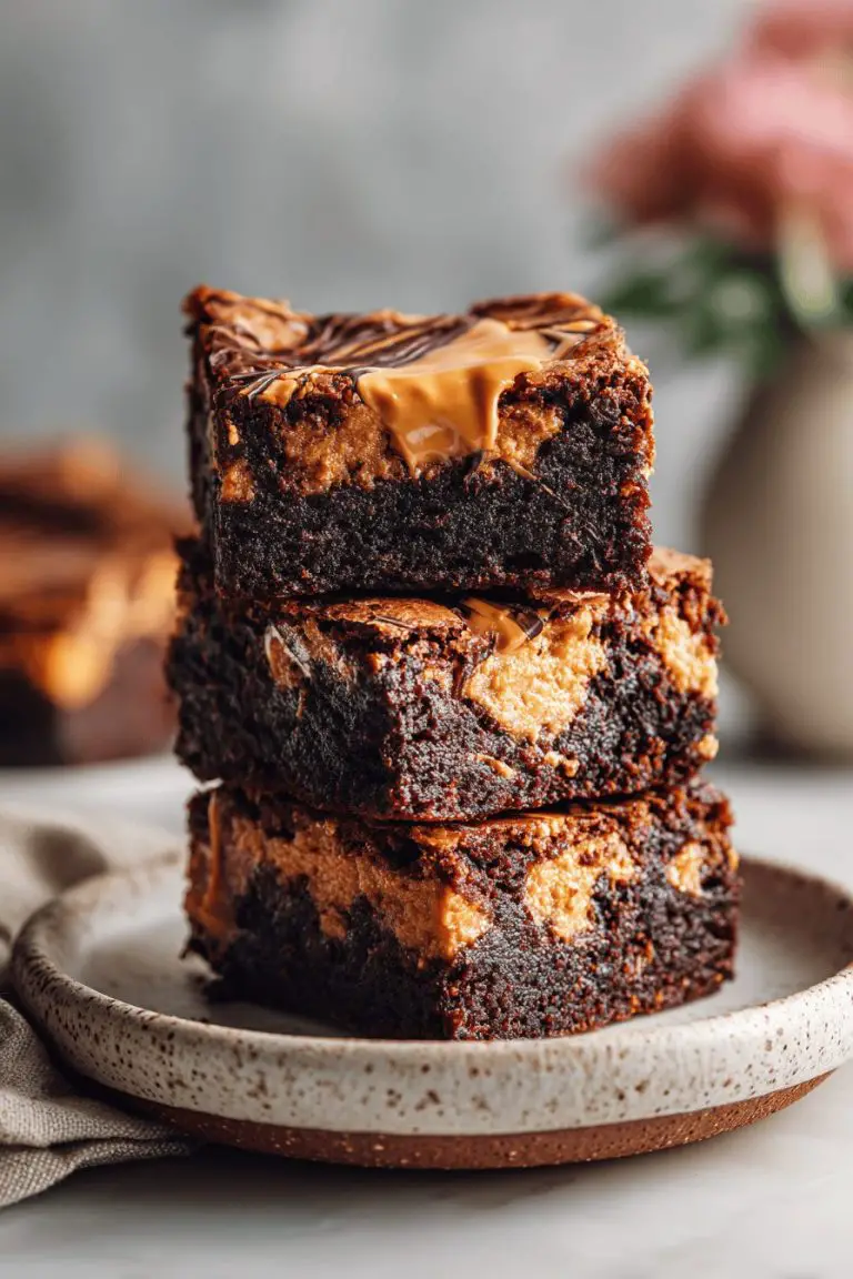 Peanut Butter Brownies Made Easy