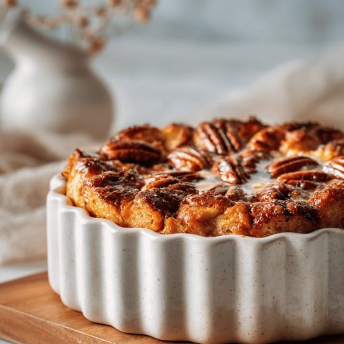 Pecan Pie Bread Pudding Recipe