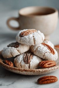 Pecan Snow Cookies Recipe
