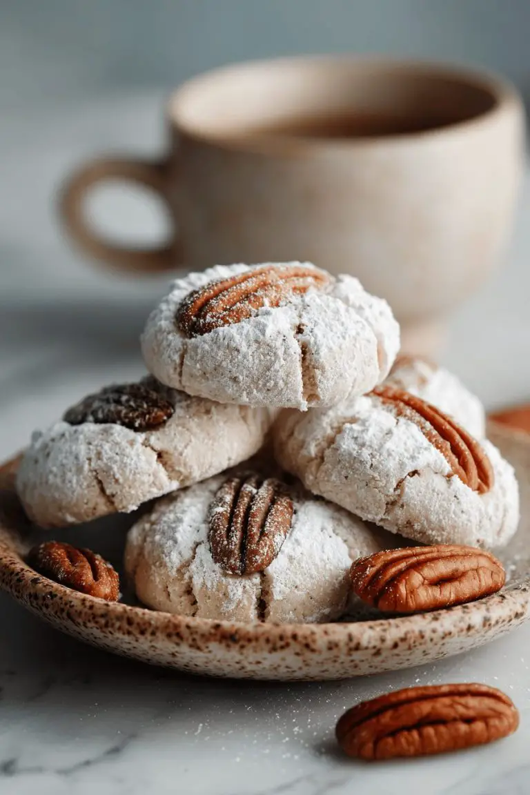 Pecan Snow Cookies Recipe