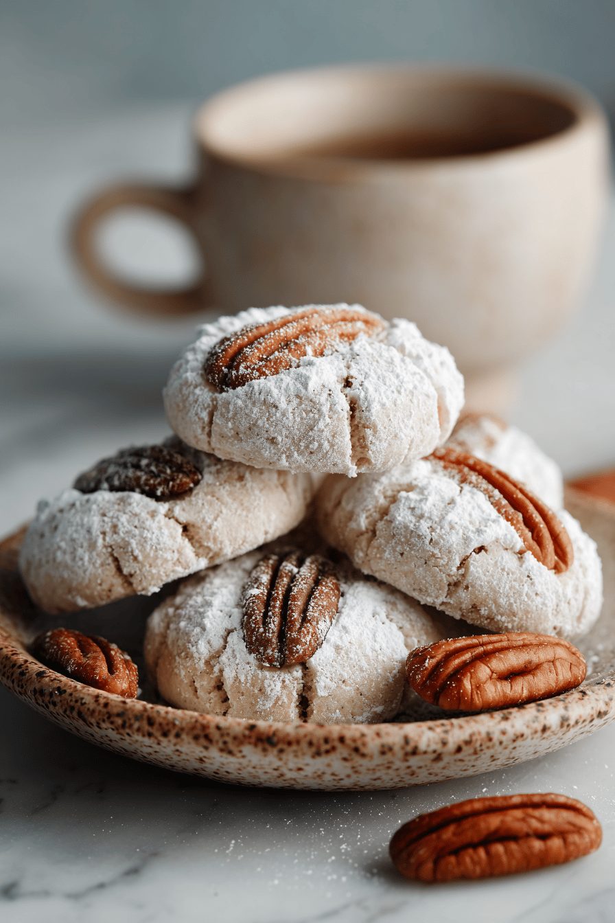Pecan Snow Cookies Recipe