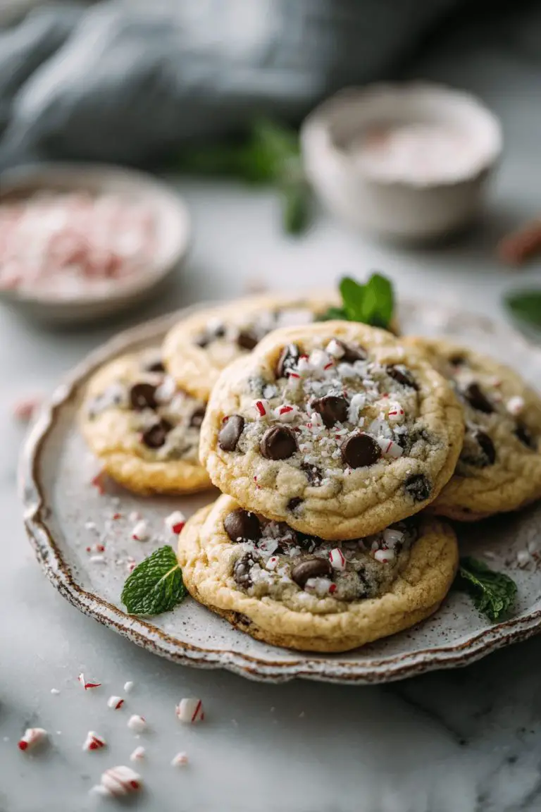 Peppermint Chip Cookies