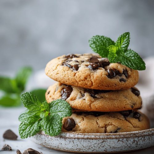 Peppermint Chip Cookies