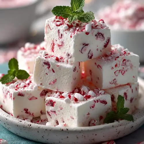 Peppermint Marshmallow Treats