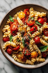 Pesto Tomato Pasta Salad