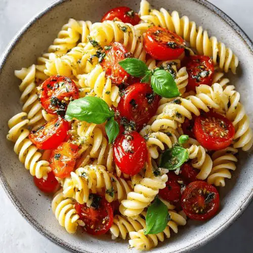 Pesto Tomato Pasta Salad