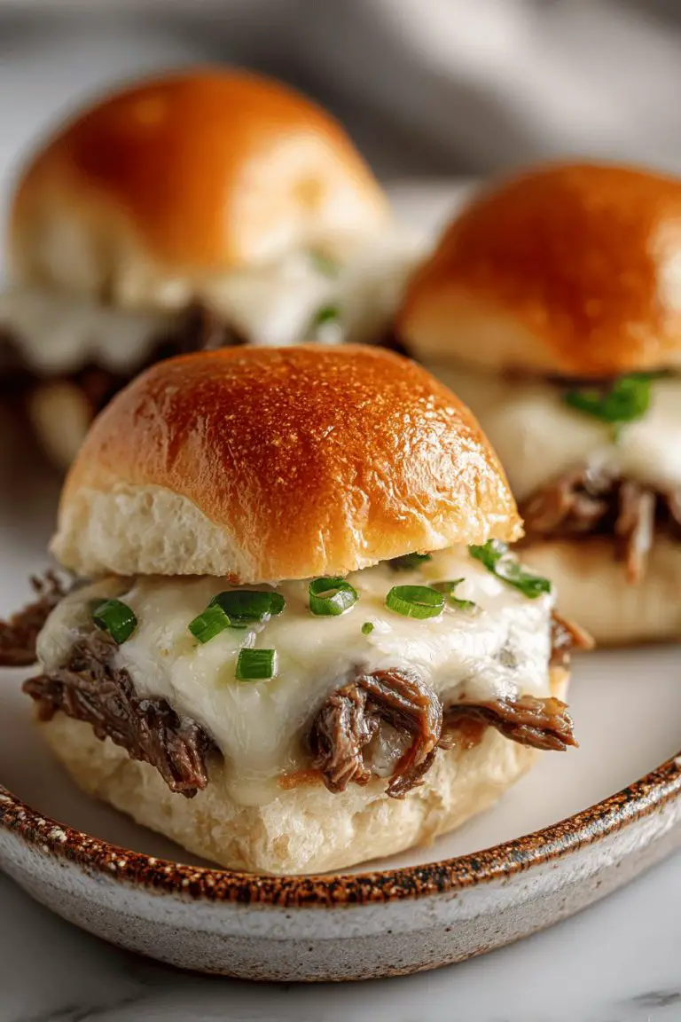 Philly Cheesesteak Sliders Recipe