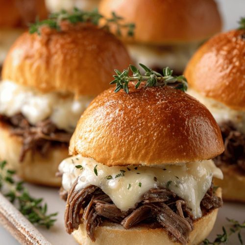 Philly Cheesesteak Sliders Recipe